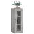 Dulap montat pe perete, gri sonoma, 34,5x34x90 cm GartenMobel Dekor