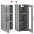 Dulap montat pe perete, gri sonoma, 34,5x34x90 cm GartenMobel Dekor