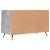 Comodă TV, gri beton, 80x36x50 cm, lemn compozit GartenMobel Dekor
