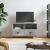 Comodă TV, gri sonoma, 80x36x50 cm, lemn prelucrat GartenMobel Dekor