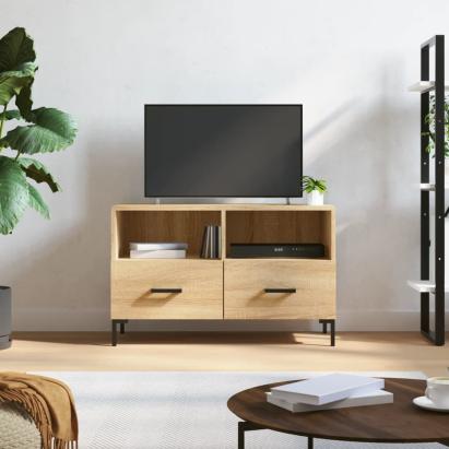 Comodă TV, stejar sonoma, 80x36x50 cm, lemn prelucrat GartenMobel Dekor