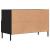 Comodă TV, negru, 80x36x50 cm, lemn prelucrat GartenMobel Dekor