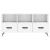 Dulap TV, alb, 102x36x50 cm, lemn prelucrat GartenMobel Dekor