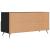 Dulap TV, negru, 102x36x50 cm, lemn prelucrat GartenMobel Dekor