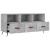 Dulap TV, gri beton, 102x36x50 cm, lemn prelucrat GartenMobel Dekor