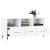 Dulap TV, alb, 102x36x50 cm, lemn prelucrat GartenMobel Dekor
