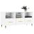 Dulap TV, alb, 102x36x50 cm, lemn prelucrat GartenMobel Dekor