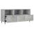Dulap TV, gri beton, 102x36x50 cm, lemn prelucrat GartenMobel Dekor