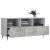 Dulap TV, gri beton, 102x36x50 cm, lemn prelucrat GartenMobel Dekor