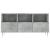 Dulap TV, gri beton, 102x36x50 cm, lemn prelucrat GartenMobel Dekor