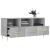 Dulap TV, gri beton, 102x36x50 cm, lemn prelucrat GartenMobel Dekor