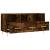 Dulap TV stejar afumat, 102x36x50 cm, lemn prelucrat GartenMobel Dekor