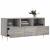 Dulap TV, gri sonoma, 102x36x50 cm, lemn prelucrat GartenMobel Dekor
