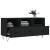 Dulap TV, negru, 102x36x50 cm, lemn prelucrat GartenMobel Dekor