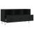 Dulap TV, negru, 102x36x50 cm, lemn prelucrat GartenMobel Dekor