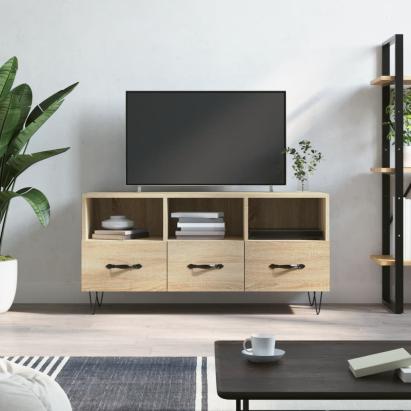 Dulap TV stejar sonoma, 102x36x50 cm, lemn prelucrat GartenMobel Dekor