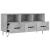 Dulap TV, gri beton, 102x36x50 cm, lemn prelucrat GartenMobel Dekor