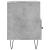 Dulap TV, gri beton, 102x36x50 cm, lemn prelucrat GartenMobel Dekor