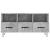 Dulap TV, gri beton, 102x36x50 cm, lemn prelucrat GartenMobel Dekor