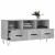 Dulap TV, gri beton, 102x36x50 cm, lemn prelucrat GartenMobel Dekor