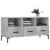Dulap TV, gri beton, 102x36x50 cm, lemn prelucrat GartenMobel Dekor