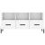 Dulap TV, alb, 102x36x50 cm, lemn prelucrat GartenMobel Dekor