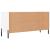 Dulap TV, alb, 102x36x50 cm, lemn prelucrat GartenMobel Dekor