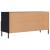 Dulap TV, negru, 102x36x50 cm, lemn prelucrat GartenMobel Dekor