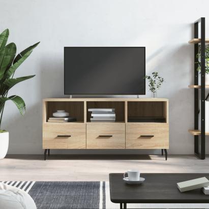Dulap TV stejar sonoma, 102x36x50 cm, lemn prelucrat GartenMobel Dekor