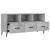 Dulap TV, gri beton, 102x36x50 cm, lemn prelucrat GartenMobel Dekor