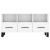 Dulap TV, alb, 102x36x50 cm, lemn prelucrat GartenMobel Dekor