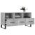 Dulap TV, gri beton, 102x36x50 cm, lemn prelucrat GartenMobel Dekor