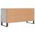 Dulap TV, gri beton, 102x36x50 cm, lemn prelucrat GartenMobel Dekor