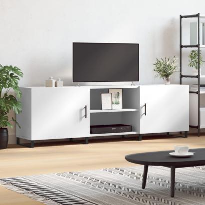 Comodă TV, alb, 150x30x50 cm, lemn compozit GartenMobel Dekor