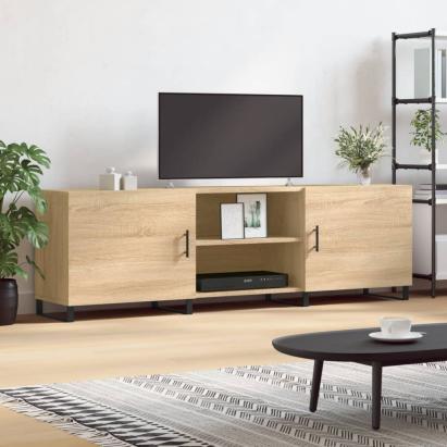 Comodă TV, stejar sonoma, 150x30x50 cm, lemn compozit GartenMobel Dekor