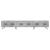 Comodă TV, gri beton, 150x36x30 cm, lemn prelucrat GartenMobel Dekor