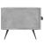 Comodă TV, gri beton, 150x36x30 cm, lemn prelucrat GartenMobel Dekor