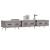 Dulap TV, gri sonoma, 150x36x30 cm, lemn prelucrat GartenMobel Dekor