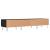 Dulap TV, negru, 150x36x30 cm, lemn prelucrat GartenMobel Dekor