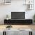 Dulap TV, negru, 150x36x30 cm, lemn prelucrat GartenMobel Dekor