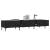Dulap TV, negru, 150x36x30 cm, lemn prelucrat GartenMobel Dekor