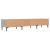Comodă TV, gri beton, 150x36x30 cm, lemn prelucrat GartenMobel Dekor