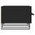Dulap TV, negru, 150x36x30 cm, lemn prelucrat GartenMobel Dekor