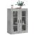 Dulap cu montaj pe perete, gri beton, 69,5x34x90 cm GartenMobel Dekor