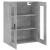 Dulap cu montaj pe perete, gri beton, 69,5x34x90 cm GartenMobel Dekor