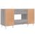 Birou, gri sonoma, 140x50x75 cm, lemn compozit GartenMobel Dekor