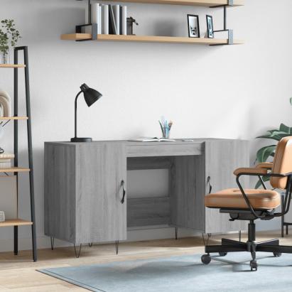 Birou, gri sonoma, 140x50x75 cm, lemn compozit GartenMobel Dekor