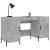 Birou, gri beton, 140x50x75 cm, lemn compozit GartenMobel Dekor