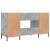 Birou, gri beton, 140x50x75 cm, lemn compozit GartenMobel Dekor