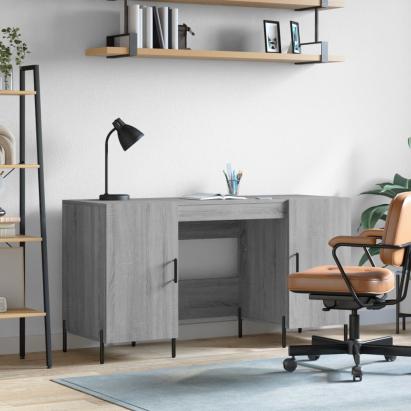 Birou, gri sonoma, 140x50x75 cm, lemn compozit GartenMobel Dekor